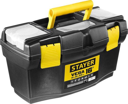 

Ящик для инструментов Stayer Vega-16 38105-16-z03, Желтый;черный