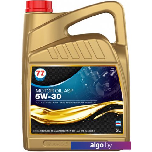 

Моторное масло 77 Lubricants Motor Oil ASP 5W-30 5л