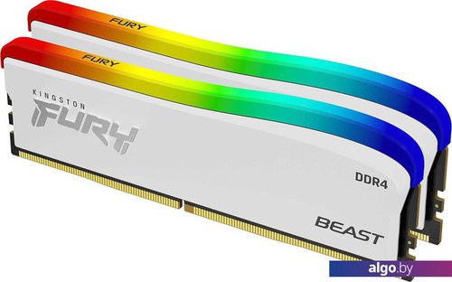 

Оперативная память Kingston FURY Beast RGB SE 2x8ГБ DDR4 3200 МГц KF432C16BWAK2/16