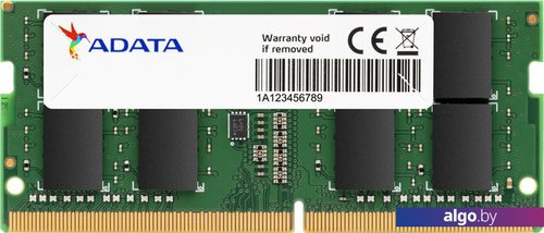 

Оперативная память A-Data Premier 4ГБ DDR4 2666 МГц AD4S26664G19-BGN