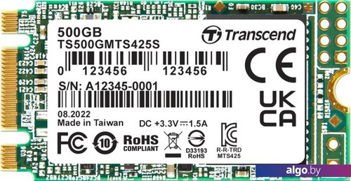 

SSD Transcend 425S 500GB TS500GMTS425S