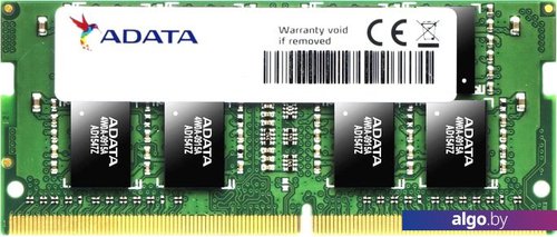 

Оперативная память A-Data 8GB DDR4 SODIMM PC4-21300 AD4S26668G19-BGN, Зеленый