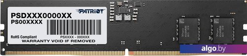 

Оперативная память Patriot Signature Line 8ГБ DDR5 5600 МГц PSD58G560041