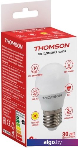 

Светодиодная лампочка Thomson Globe TH-B2039