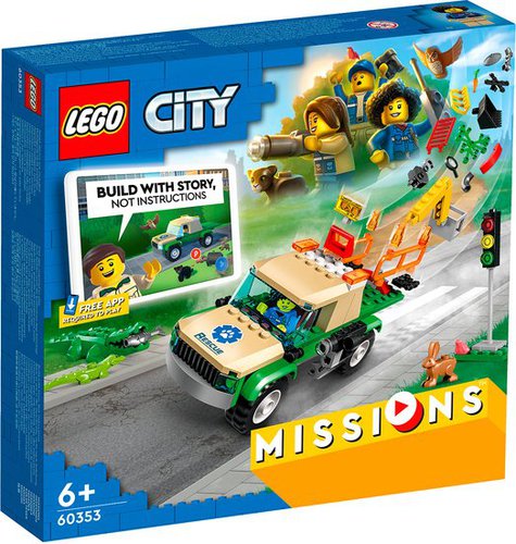 

Конструктор LEGO City 60353 Миссии по спасению диких животных