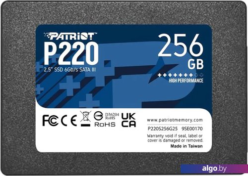 

SSD Patriot P220 256GB P220S256G25