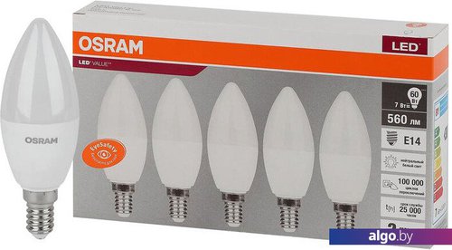 

Светодиодная лампочка Ledvance LED Value 4058075577954 E14 7 Вт 4000 К