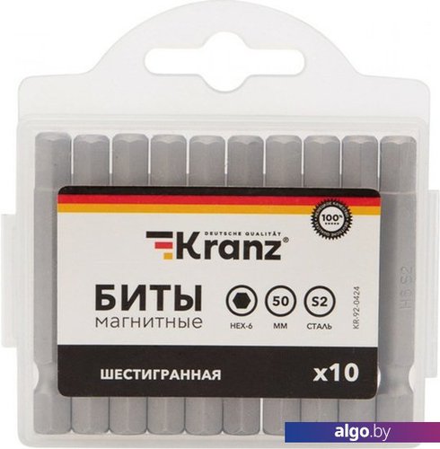 

Набор бит Kranz KR-92-0424 (10 шт)