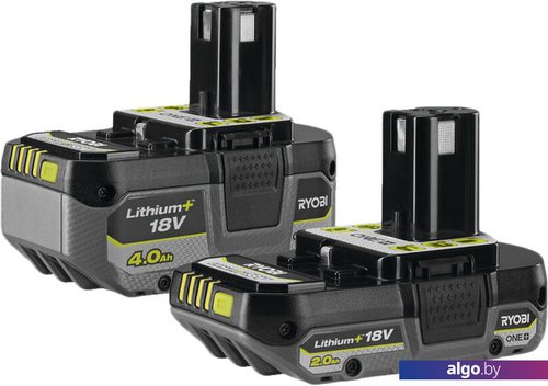 

Набор аккумуляторов Ryobi RB18242X 5133005509 (18В/4 Ah + 18В/2 Ah)