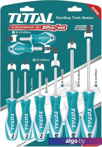 

Набор отверток Total THT250608 (8 предметов)