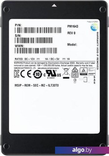 

SSD Samsung PM1643a 6.4TB MZILT6T4HALA-00007