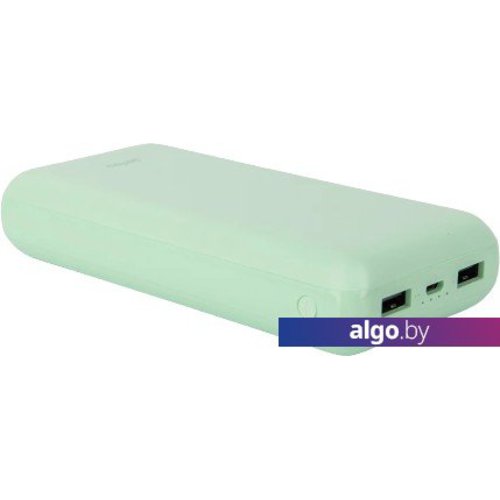 

Внешний аккумулятор Perfeo Color Vibe 20000mAh (мятный), Зеленый