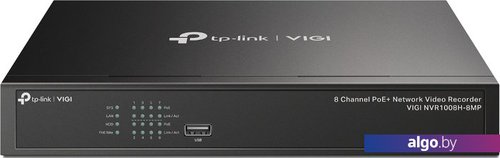 

Сетевой видеорегистратор TP-Link Vigi NVR1008H-8MP