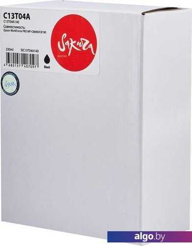 

Картридж Sakura Printing SIC13T04A140 (аналог Epson C13T04A BK), Черный