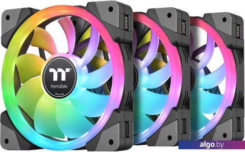 

Набор вентиляторов с контроллером Thermaltake SWAFAN EX12 RGB CL-F143-PL12SW-A, Черный