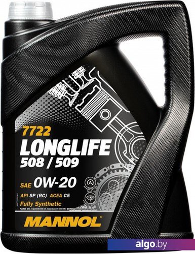 

Моторное масло Mannol Longlife 508/509 0W-20 SP RC 5л