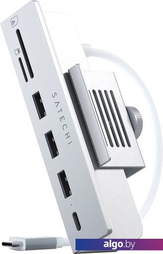 

Док-станция Satechi USB-C Clamp Hub ST-UCICHS (серебристый)