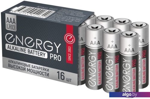 

Батарейка Energy Pro LR03/16S ААА 104977