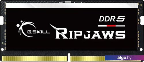 

Оперативная память G.Skill Ripjaws 16ГБ DDR5 SODIMM 5600МГц F5-5600S4040A16GX1-RS