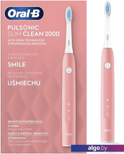 

Электрическая зубная щетка Oral-B Pulsonic Slim Clean 2000 (розовый)