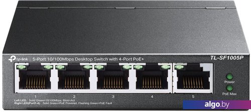 

Неуправляемый коммутатор TP-Link TL-SF1005P V2