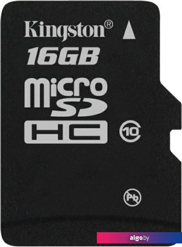 

Карта памяти Kingston microSDHC (Class 10) 16GB (SDC10/16GBSP)