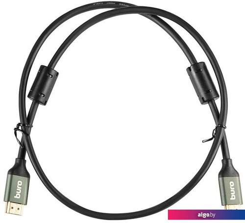 

Кабель Buro BHP-HDMI-2.1-1G (1 м, черный)