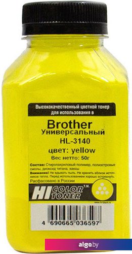 

Тонер Hi-Black Универсальный для Brother HL-3140 (желтый) 50 г