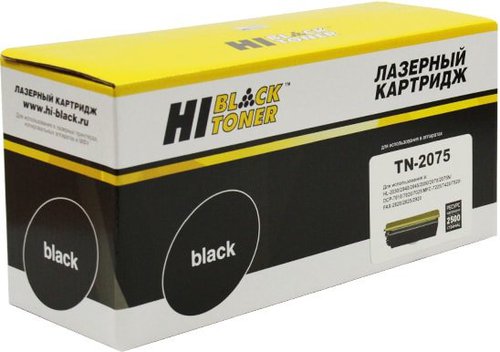 

Картридж Hi-Black HB-TN-2075 (аналог Brother TN-2075), Черный