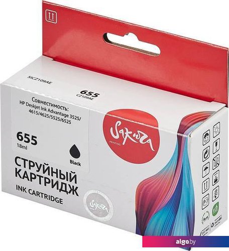 

Картридж Sakura Printing SICZ109AE (аналог HP 655 Black)