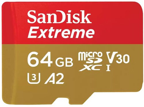 

Карта памяти SanDisk Extreme SDSQXAH-064G-GN6GN microSDXC 64GB