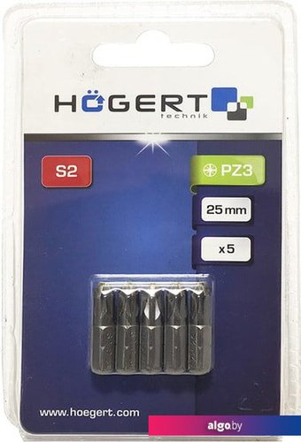 

Набор бит Hogert Technik HT1S316 (5 предметов)