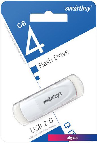 

USB Flash SmartBuy Scout 4GB (белый)