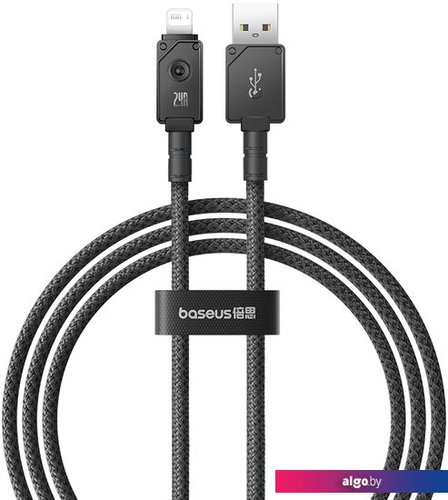 

Кабель Baseus Unbreakable Series USB Type-A - Lightning (1 м, черный)