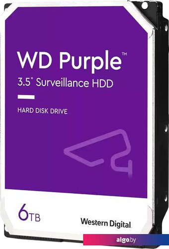 

Жесткий диск WD Purple 6TB WD64PURZ