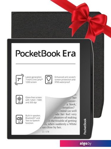 

Электронная книга PocketBook 700 Era 16GB(черный) + Обложка 700 Flip series, Black