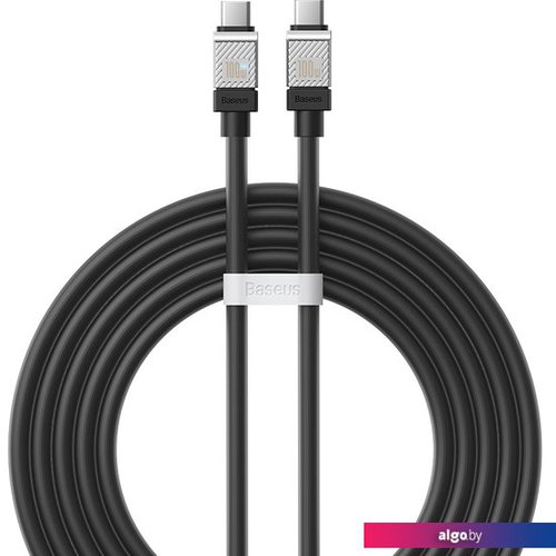 

Кабель Baseus CoolPlay Series USB Type-C - USB Type-C (2 м, черный)