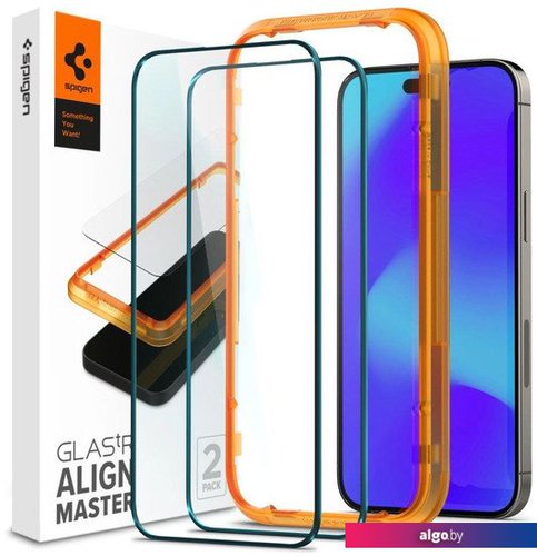 

Защитное стекло Spigen Align Master Full Cover для iPhone 14 Pro Max AGL05204 (2 шт)