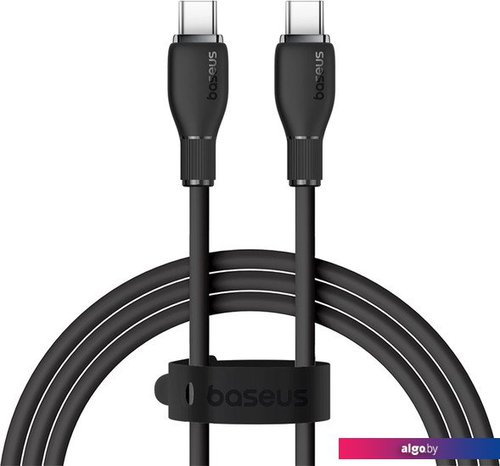 

Кабель Baseus Pudding Series Fast Charging Cable 100W USB Type-C - USB Type-C (1.2 м, черный)