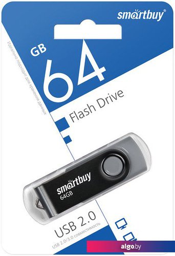 

USB Flash SmartBuy Twist 64GB (черный)