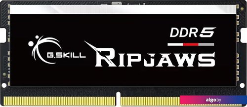 

Оперативная память G.Skill Ripjaws 16ГБ DDR5 SODIMM 4800МГц F5-4800S3838A16GX1-RS