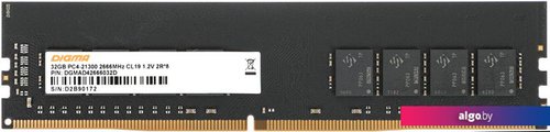 

Оперативная память Digma 32ГБ DDR4 2666 МГц DGMAD42666032D