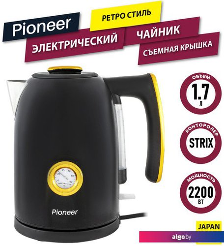 

Электрический чайник Pioneer KE560M (черный)