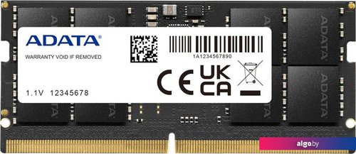 

Оперативная память ADATA 32ГБ DDR5 SODIMM 5600 МГц AD5S560032G-S