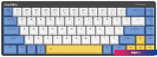 

Клавиатура Dareu EK868 (Kaihl Red, White-Blue-Yellow), Белый;желтый;синий