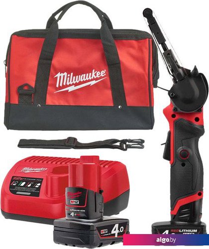 

Ленточная шлифмашина Milwaukee M12 Fuel FBFL13-402B (с 2-мя АКБ, сумка)