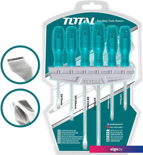 

Набор отверток Total THTDC250601 (6 предметов)