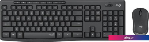 

Клавиатура + мышь Logitech MK295 Silent (графитовый, нет кириллицы)