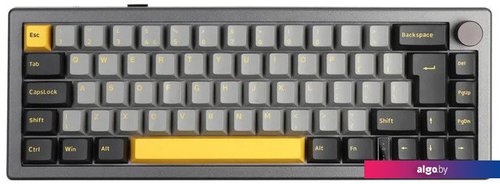 

Клавиатура Epomaker EK68 (Yellow/Black/Gray/White), Черный;серый;белый;желтый