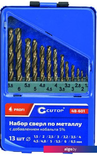 

Набор сверл Cutop 48-601 (13шт)